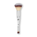 IT Cosmetics Heavenly Luxe Complexion Perfection Brush #7 - Dual-Ended Premium Makeup Brush for Foundation Concealer & Contour, Ultra-Soft Synthetic Fibers, Airbrush Finish, Pro-Hygienic, Cruelty-free